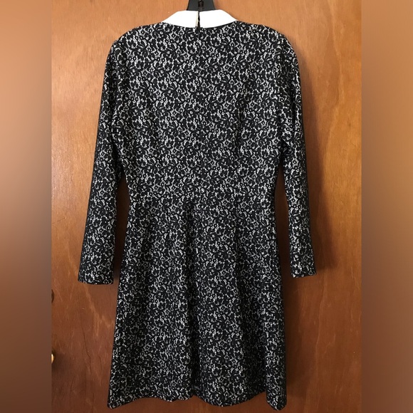 NWT ERIN Erin Fetherston Black & Ivory White Lace Dress - Size 2 - Picture 2 of 10